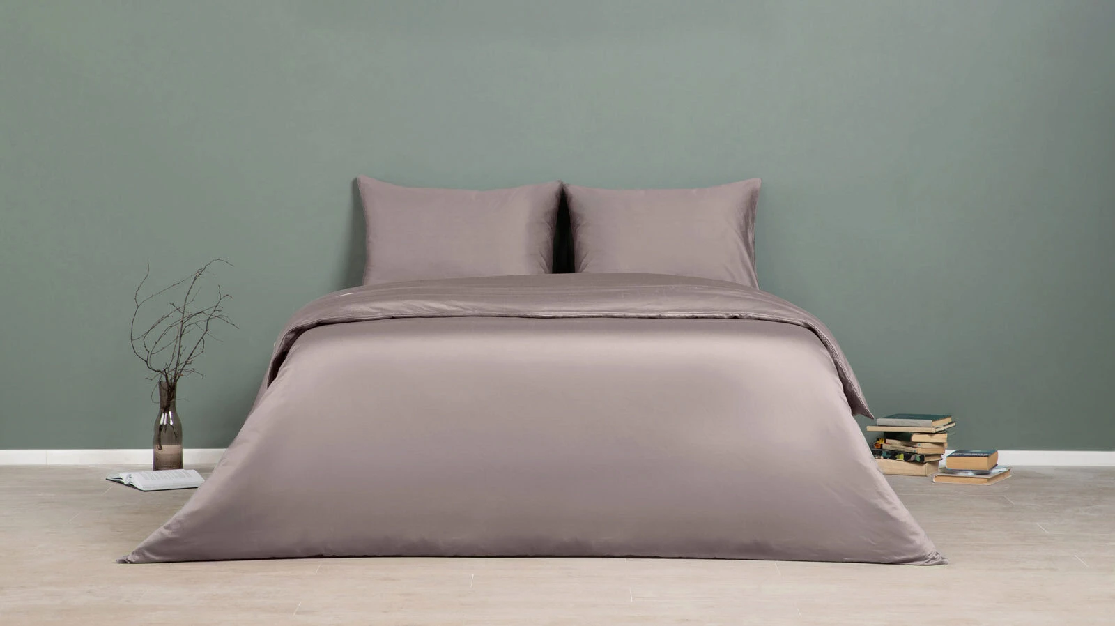 Bed linen Maco Sateen 2.0 Ashen, single size (140x205)