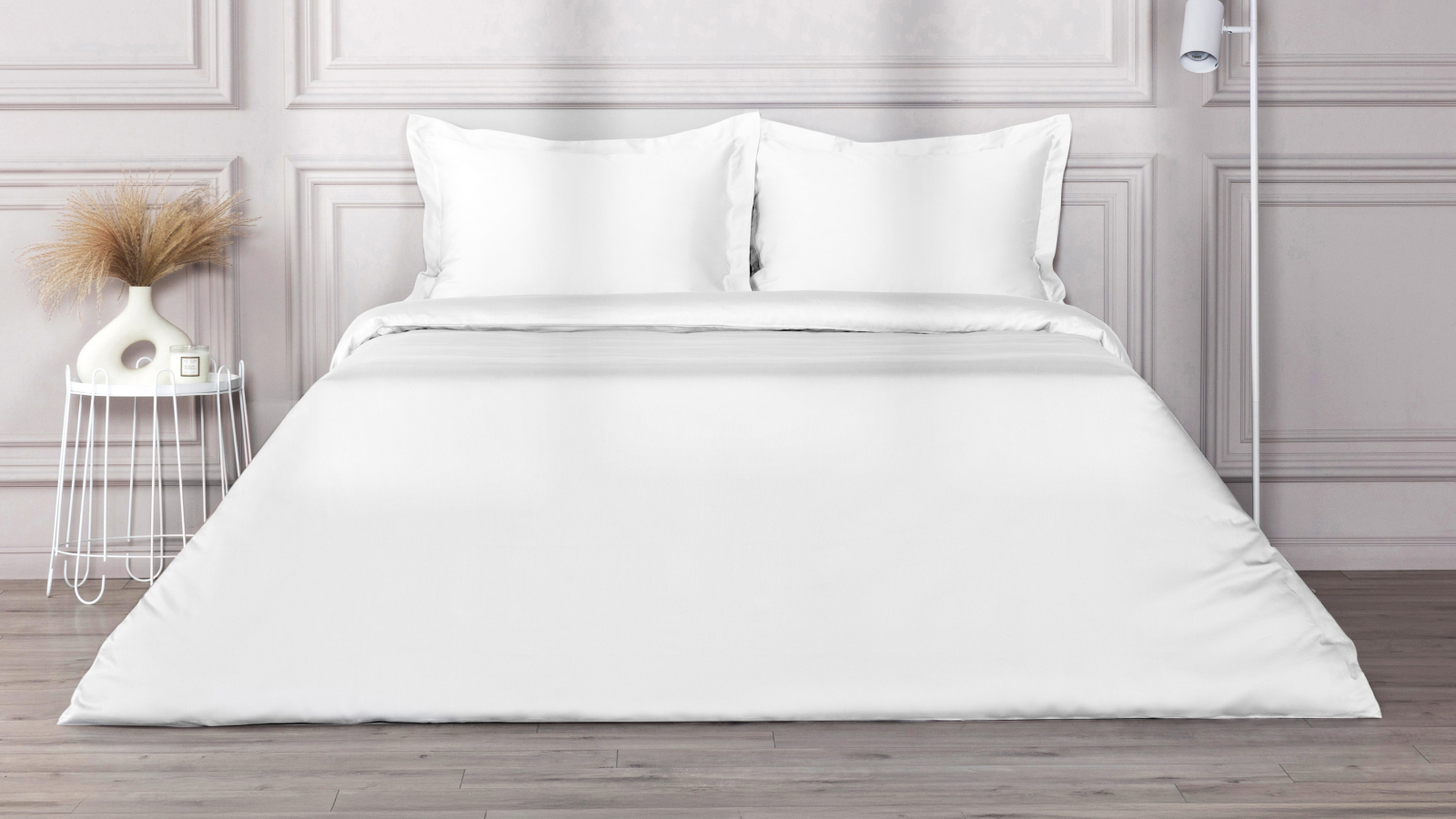 Bed linen Askona Comfort Premium White Sateen 140x205