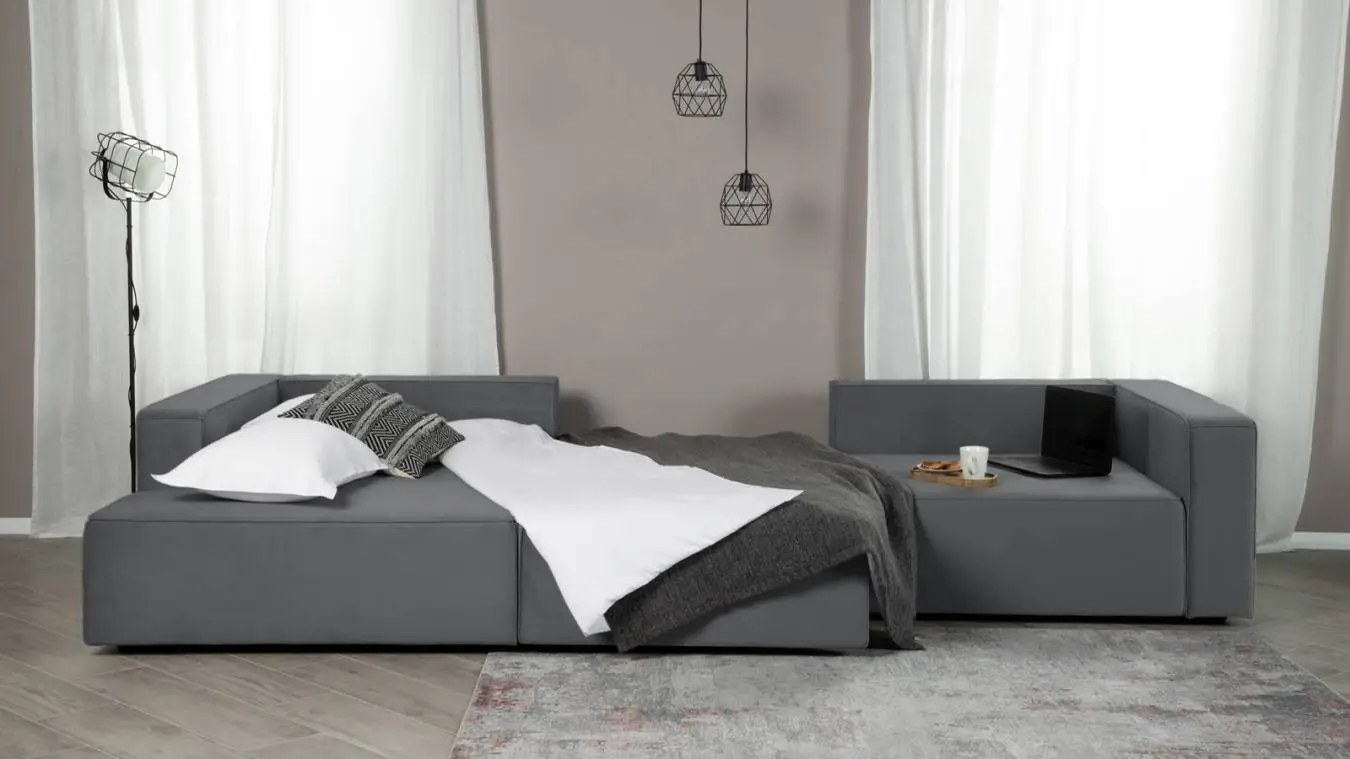 Sofa Ralf three seater, with armrests with a laundry box with a canape on the left Askona - 4 - большое изображение