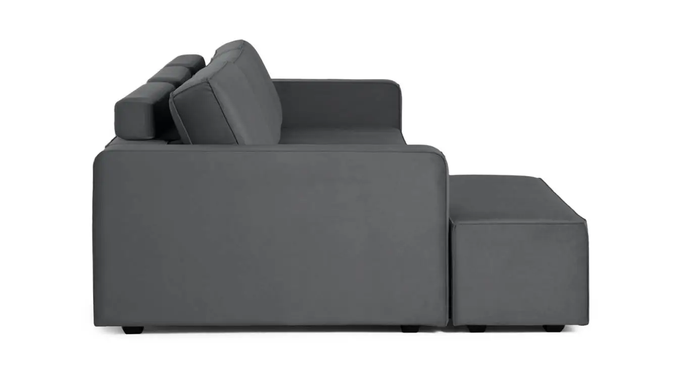 Sofa Ralf three seater, with armrests with a laundry box with a canape on the left Askona - 7 - большое изображение