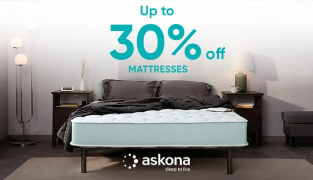 Up to -30% on mattresses
