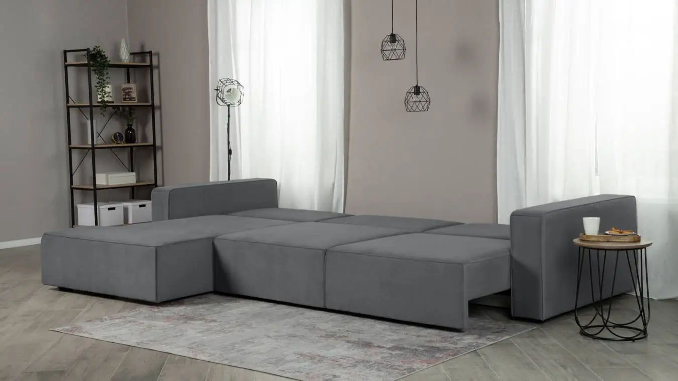 Sofa Ralf three seater, with armrests with a laundry box with a canape on the left Askona - 3 - большое изображение