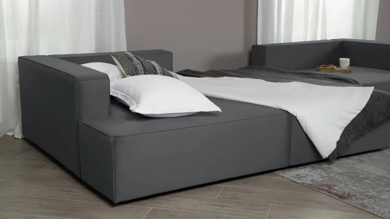 Sofa Ralf three seater, with armrests with a laundry box with a canape on the left Askona - 5 - большое изображение