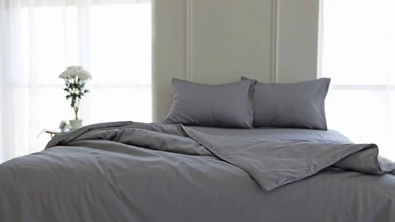 Bed linen Maco Sateen, Ashen - 2 - большое изображение